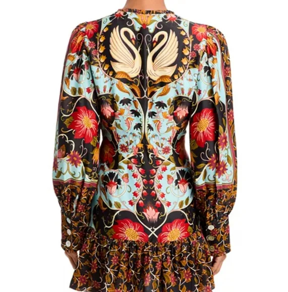 Farm Rio Swan Minidress - Picture 3 of 6